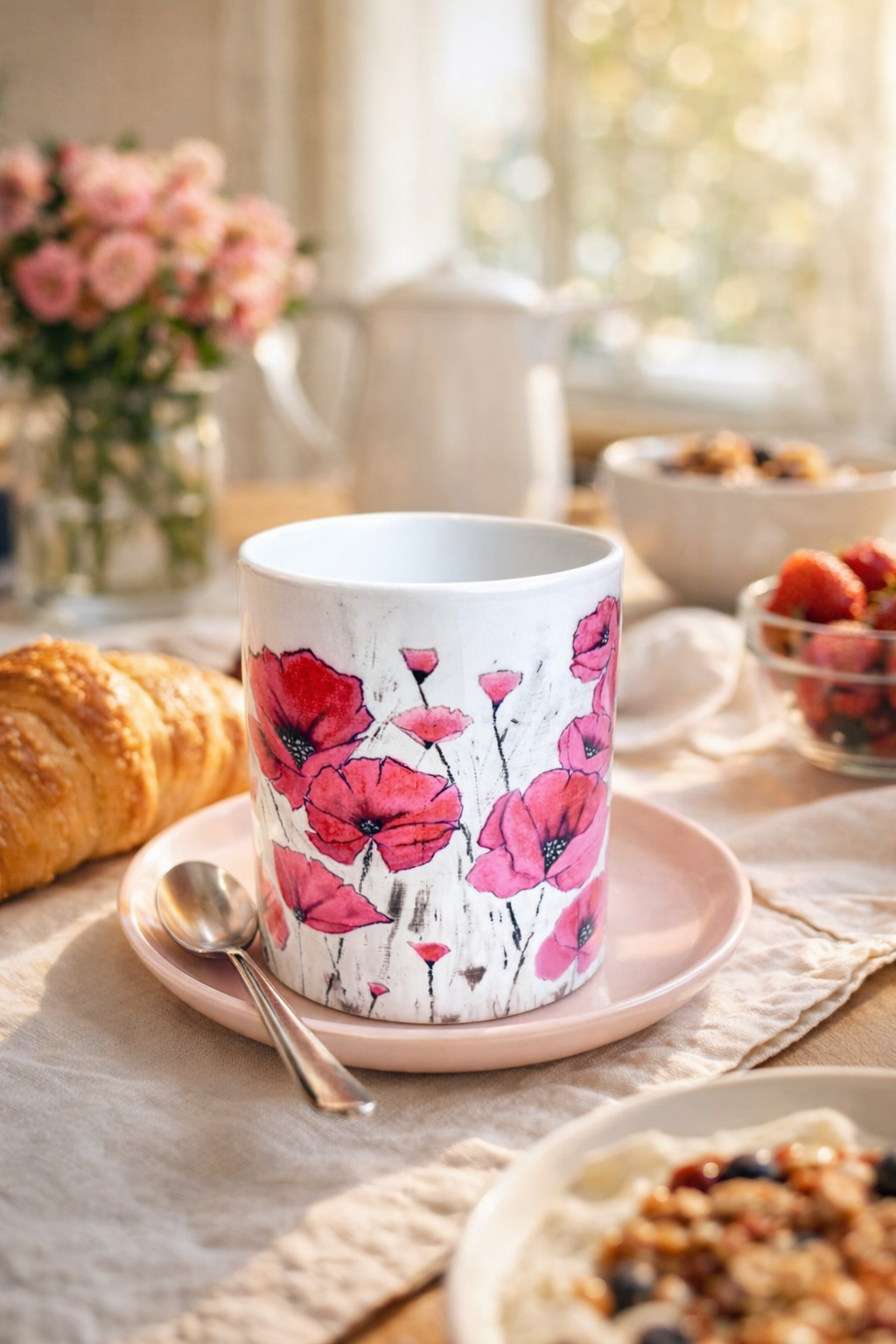 Tazza Papaveri Rossi