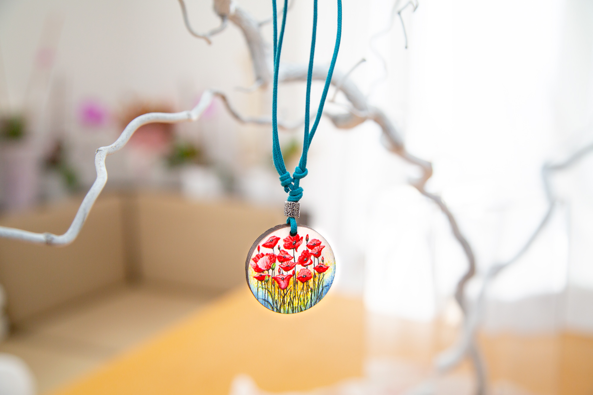 Collana Gruppo di papaveri